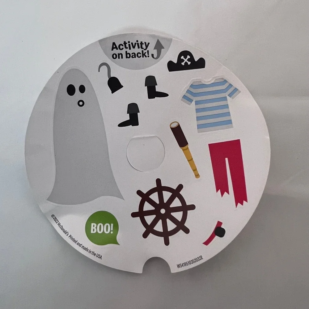 McDonalds white plastic